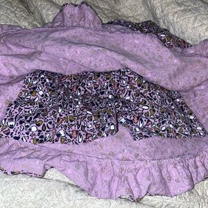 Lavender and other colors. Skorts, very comfortable. Like new.